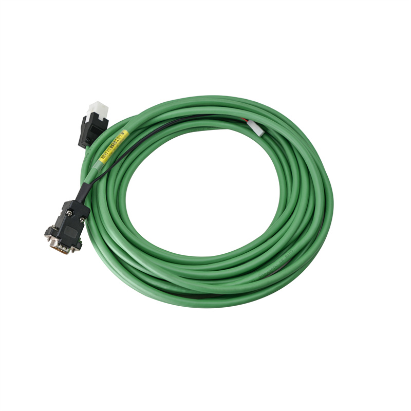 51901.01464 编码器电缆线 NCB2412 (绿色6X0.2mm²，反向机用) 7.8m （替代21901006 X(U)轴编码器线（汇川） 7.8m NCB2412）